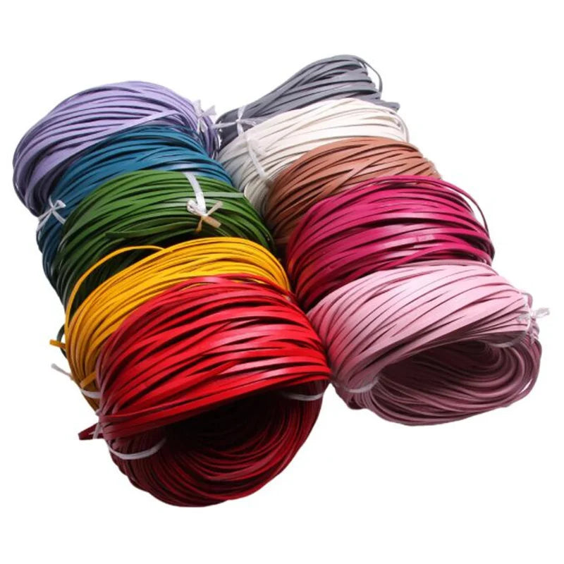 Colorful Leather Jewelry Cord String DIY Chokers Necklace