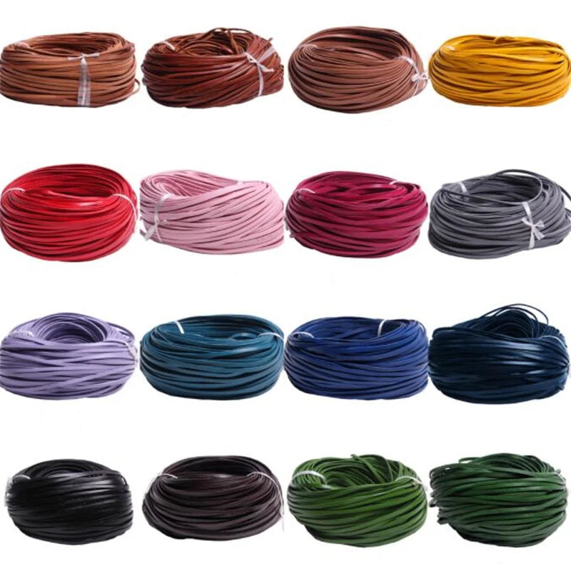Colorful Leather Jewelry Cord String DIY Chokers Necklace