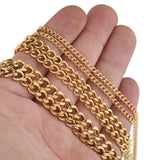 2M Miami Cuban Stainless Steel Chain for DIY Necklace Bracelet