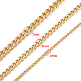 2M Miami Cuban Stainless Steel Chain for DIY Necklace Bracelet