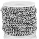 2M Miami Cuban Stainless Steel Chain for DIY Necklace Bracelet