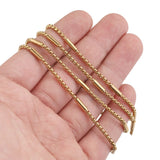 2M Stainless Steel 2mm Pinch Chain for DIY Jewelry