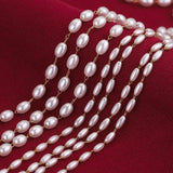 2M Stainless Steel Pearl Chains for DIY Eyeglasses Chain Necklace