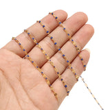 2M Stainless Steel Enamel Lip Link Chains for Women Necklace Bracelet Making