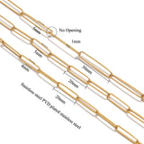 2M Stainless Steel Oval Link Chain DIY Jewelry Making