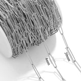 2M Stainless Steel Oval Link Chain DIY Jewelry Making