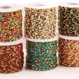 2M Stainless Steel Tiny Colored Lips Enamel Chain for DIY Jewelry