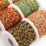 2M Stainless Steel Tiny Colored Lips Enamel Chain for DIY Jewelry