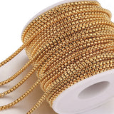 2M 2mm Stainless Steel Plated Box Chains DIY Necklace Bracelet Making