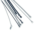 Stainless Steel Box Chain Necklace Charm Jewelry Pendant 45-75CM