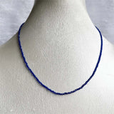 2MM Clear Sapphire Spinel Necklace Faceted Jewelry Healing Power Stone