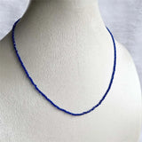 2MM Clear Sapphire Spinel Necklace Faceted Jewelry Healing Power Stone