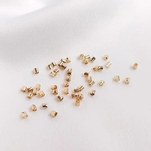 Copper Snap End Beads Clip Buckle Positioning Crimps DIY Jewelry