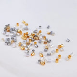 Copper Snap End Beads Clip Buckle for DIY Jewelry Making