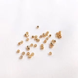 Copper Snap End Beads Clip Buckle Positioning Crimps DIY Jewelry