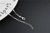 2MM Chain Bracelets For Women Silver925 Anklets Girl Party Accessories