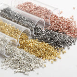 2MM MKU Glass Beads Metallic Colours Loose Bead For DIY Jewelry Craft Making