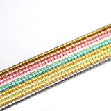2MM MKU Glass Beads Metallic Colours Loose Bead For DIY Jewelry Craft Making