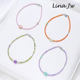 2MM Zirconia Bracelet 925 Silver Bangle for Women