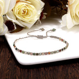 2MM Beads Hand-Woven Adjustable Bracelets for Men and Women
