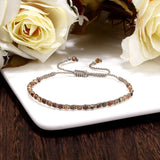 2MM Beads Hand-Woven Adjustable Bracelets for Men and Women