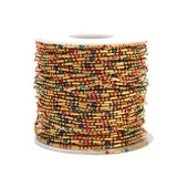 Colorful Metal Enamel Ball Chains for DIY Jewelry Making