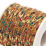Colorful Metal Enamel Ball Chains for DIY Jewelry Making