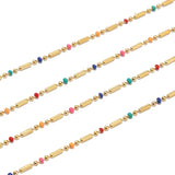 Colorful Metal Enamel Ball Chains for DIY Jewelry Making