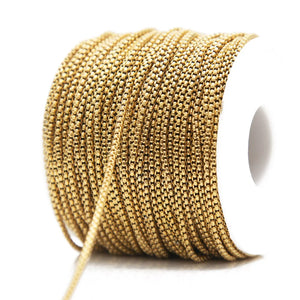 2M Stainless Steel Chains DIY Jewelry Making Necklace Bracelet Anklet