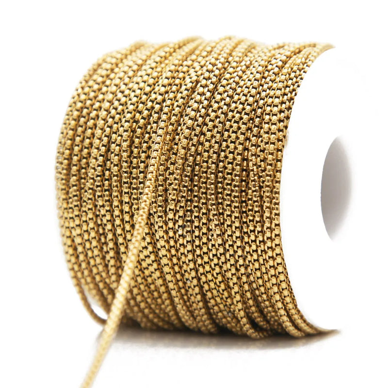 2M Stainless Steel Chains DIY Jewelry Making Necklace Bracelet Anklet