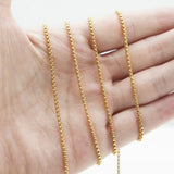 2M Stainless Steel Chains DIY Jewelry Making Necklace Bracelet Anklet