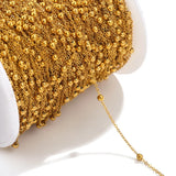 2M Stainless Steel Bead Ball Chains 18K PVD Plated Chain
