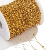 2M Stainless Steel Bead Ball Chains 18K PVD Plated Chain