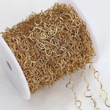 2M Stainless Steel Chain Love Heart Moon for Jewelry Making DIY