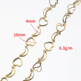 2M Stainless Steel Chain Love Heart Moon for Jewelry Making DIY