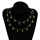 2Meters 1Meter Stainless Steel Moon Star Disc Link Chain Necklace DIY