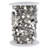 Stainless Steel Disc Sequins Chain Charms for Jewelry Making DIY