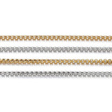 Stainless Steel Square Beads Chains for DIY Jewelry Making