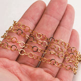 Gold-Plate Stainless Steel Hollow Link Cuban Chains