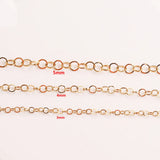 Gold-Plate Stainless Steel Hollow Link Cuban Chains