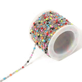 2M Colorful Necklace Chain Stainless Steel Cable Enamel Bulk Jewelry Making DIY