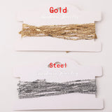 Gold-Plate Stainless Steel Ball Strip Cable Link Chains 2mm