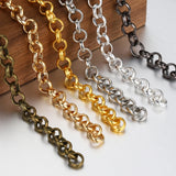2Meters Copper Bracelet Cable Link Bulk Chains DIY Jewelry Making