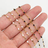 2Meters Stainless Steel Enamel Chains for Jewelry Making DIY