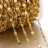 2Meters Stainless Steel Enamel Chains for Jewelry Making DIY