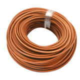 2M Vintage Brown Cowhide Leather Cord Strip Round Rope String DIY Bracelet