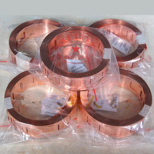 2P 18650 Copper Strips Welded Sheet Bracket 0.2mm*27mm