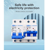 2P+2P Manual Transfer Switch Circuit Breaker MCB 16A