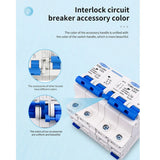 2P+2P Manual Transfer Switch Circuit Breaker MCB 16A