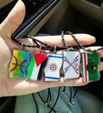 Berber/Palestine/Chaldean Flag Necklace Bracelet